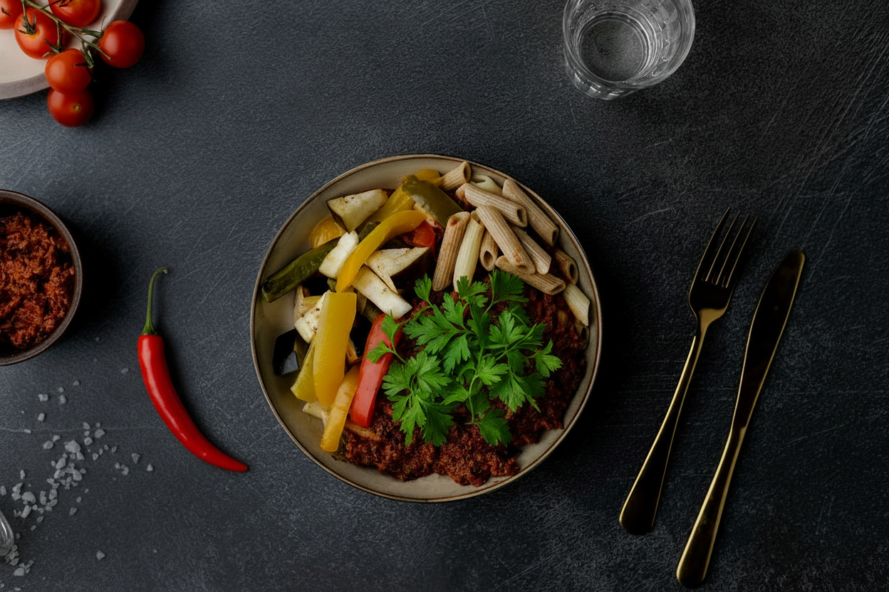 CHILI BEEF PASTA