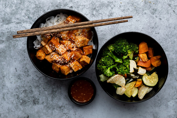 STICKY BLACK BEAN TOFU